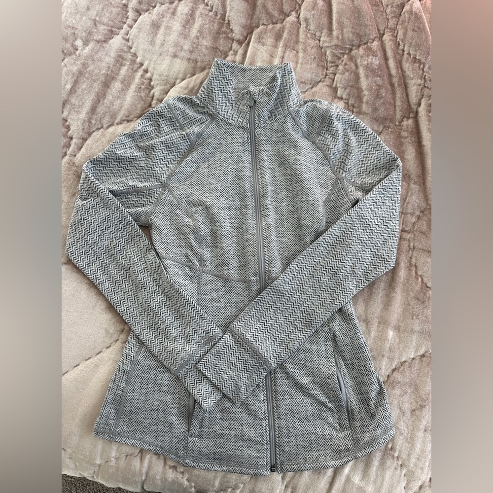 Old Navy Active Gray Zip Up Jacket Small